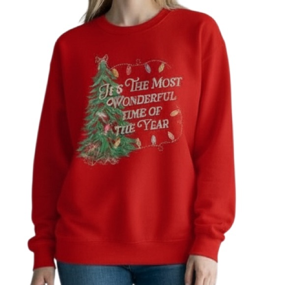 State of Mind Tops - NWT STATE OF MIND It’s The Most 
Wonderful Time Of The Year Sweatshirt Size XS